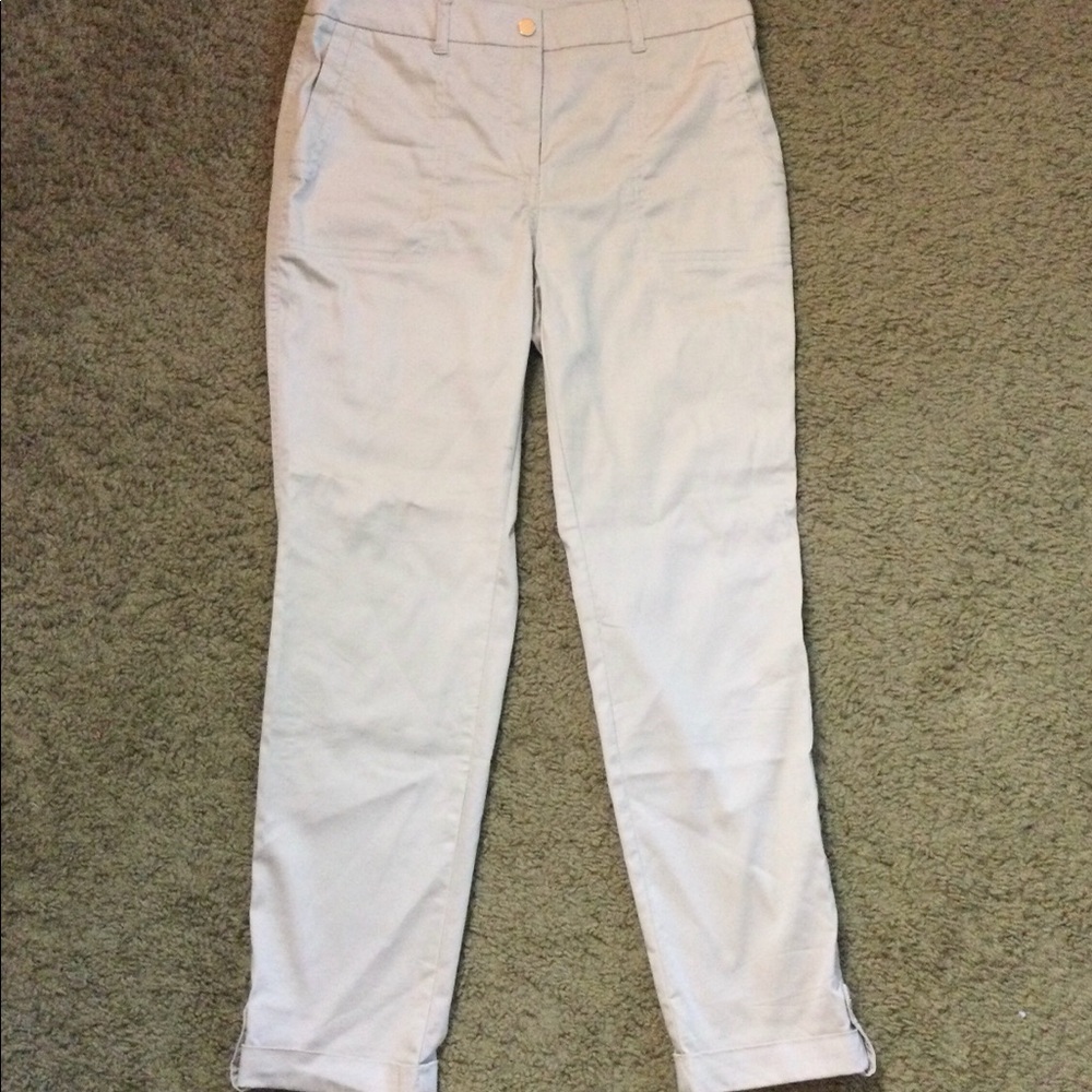 Chico’s Khaki Ankle Pants 4-9
